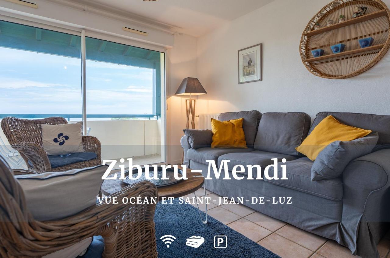 Apartament Atlantic Selection - Ziburu Mendi - Vue Ocean Avec Balcon & Parking Ciboure Zewnętrze zdjęcie